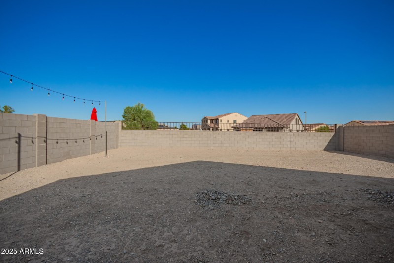 Backyard Partial View Fence