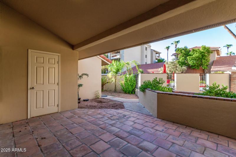 Back patio towards pool area