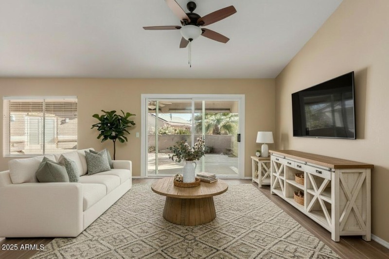 FAMILY ROOM-staged