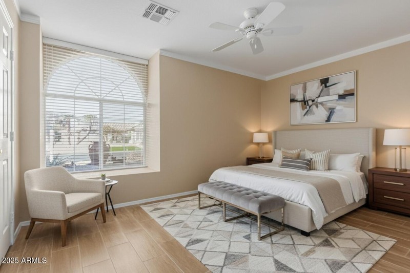 GUEST BEDROOM-staged