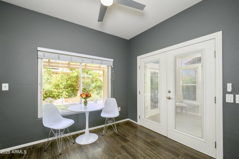 Bright Breakfast Nook View