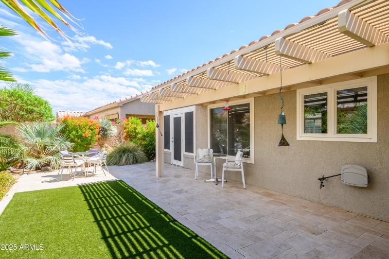 Covered Patio with Pergola Shade