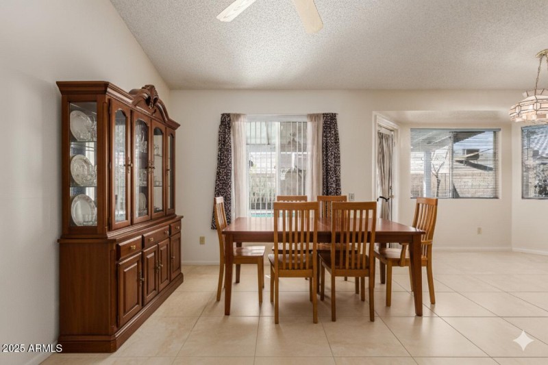 Virtually Staged Dining Room