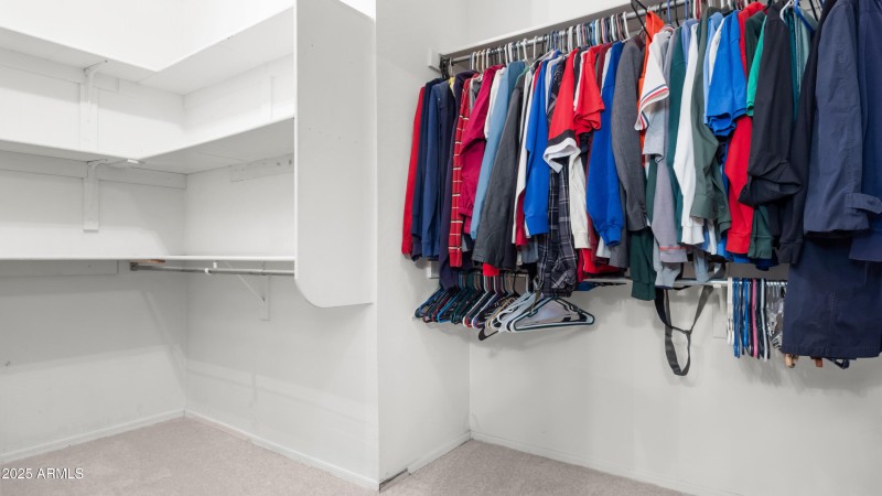 Primary Walk in Closet