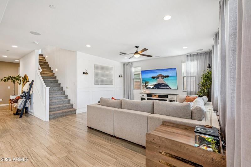 Great Room and Open Staircase