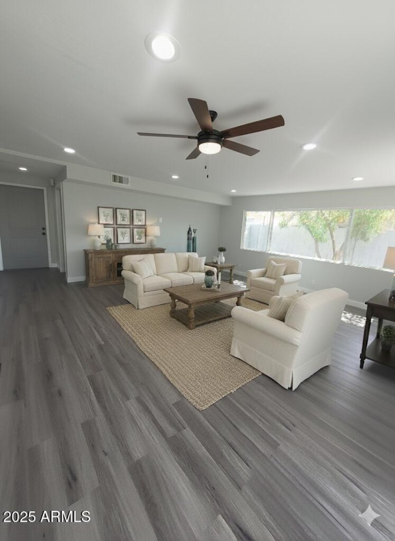 Staged Family Room - Dining Room