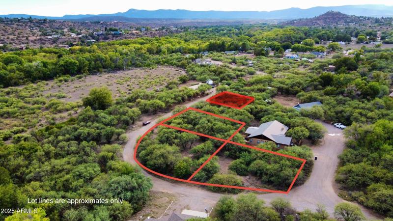 One of four lots for sale