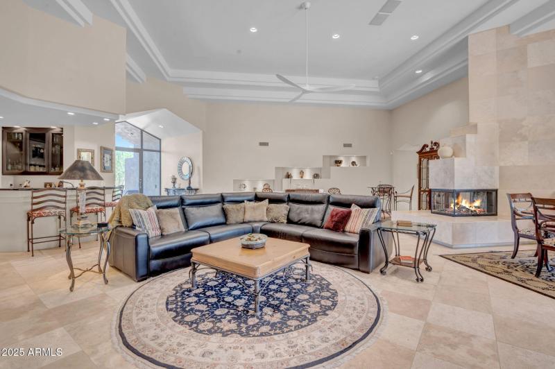 GREAT RM + TWO WAY FIREPLACE