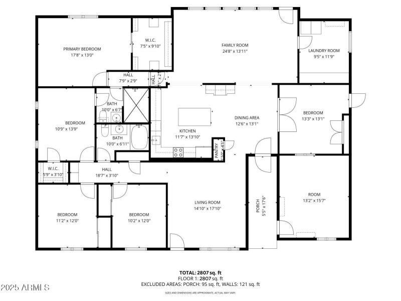 Floor Plan - 2116 W Keim Dr, Phoenix, AZ