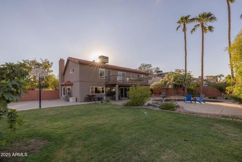 Fig tree and real grass here!