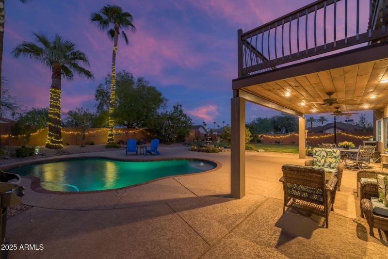 Home sits high on lot with open views