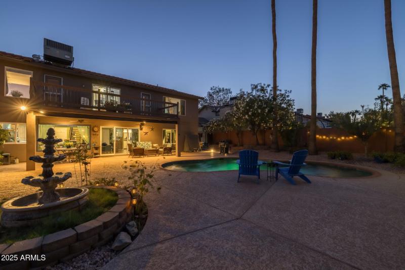 Serene water sounds surround you