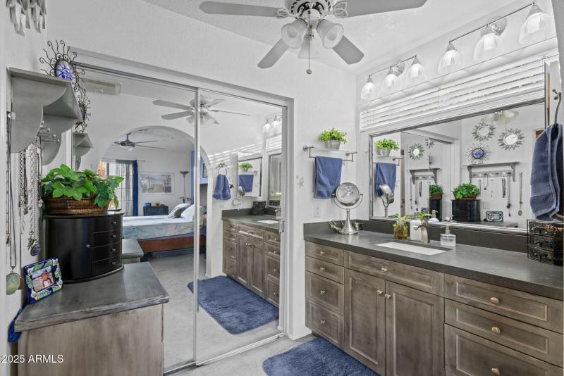 Large walk-in closet...