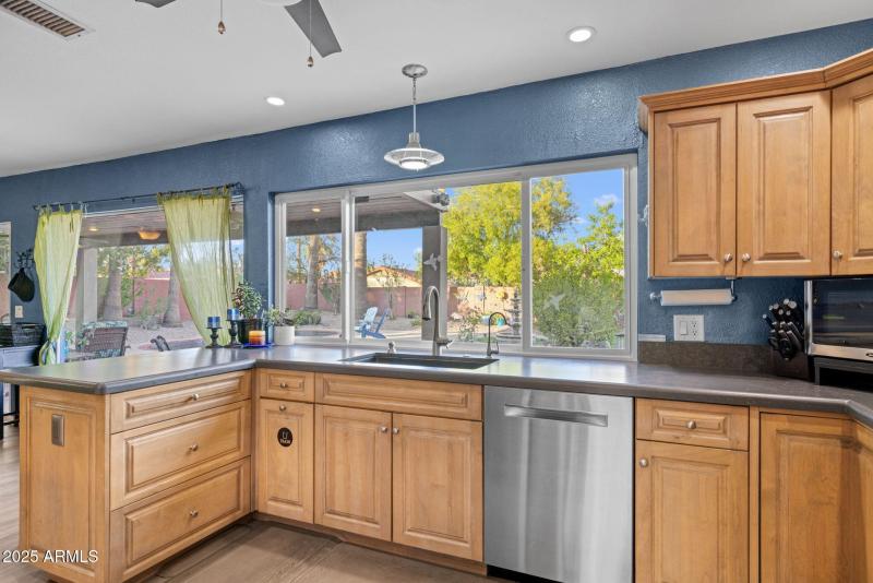 Dishes are not so bad with this view...