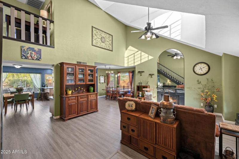 Soaring ceilings and lots of light!