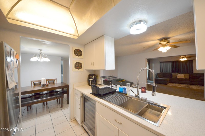 Wine Cooler Farm Sink Kitchen