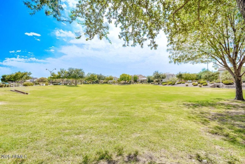 Community Green Space out front door