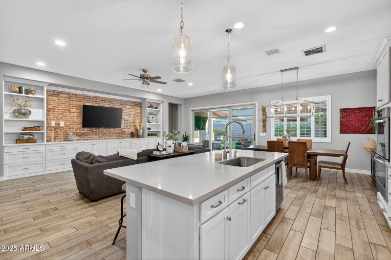 Kitchen Facing Living