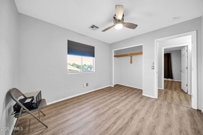 Spacious guest bedroom