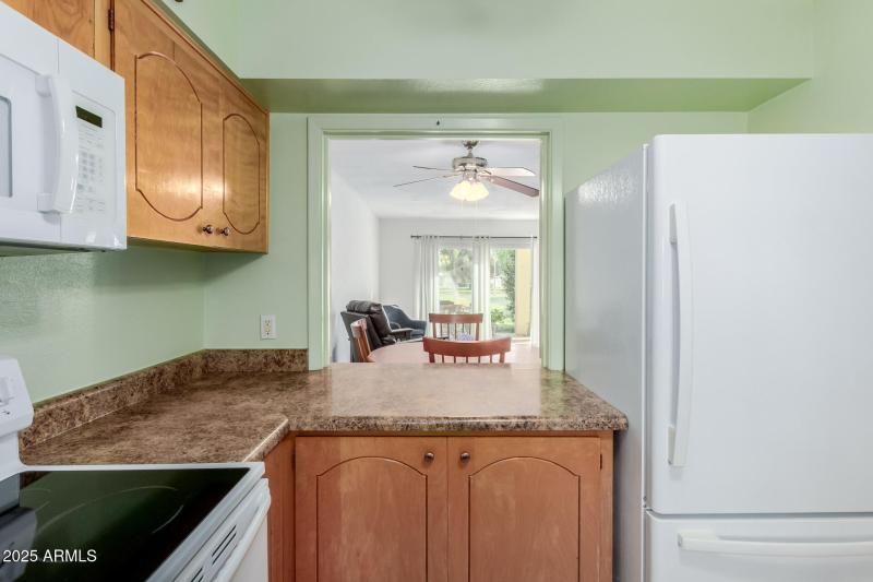 Fridge included