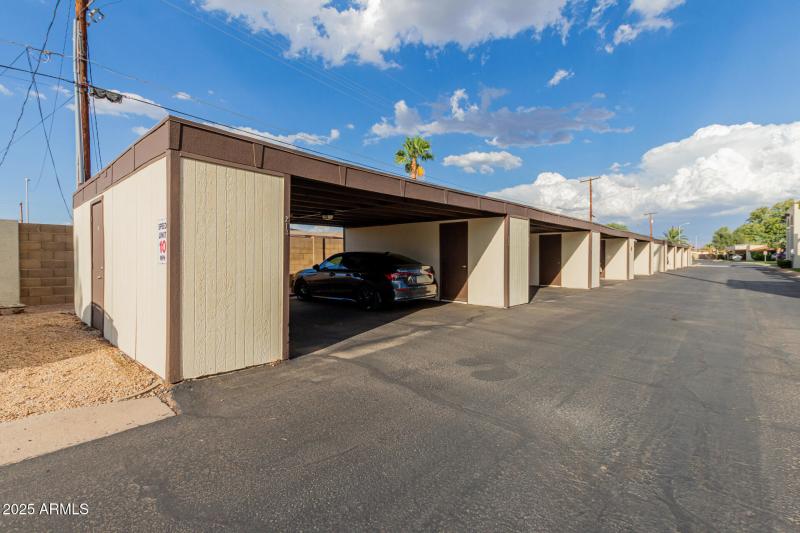 Covered parking