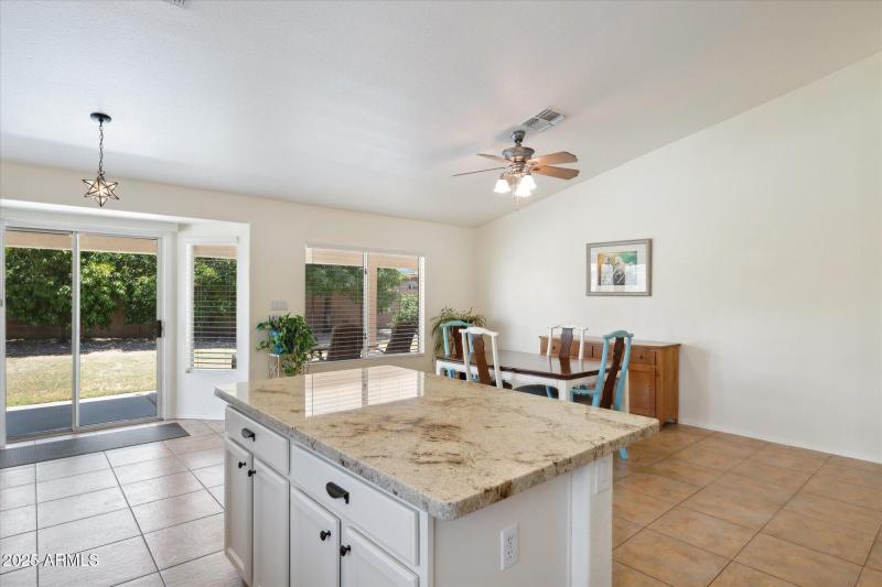 Family Room and Kitchen