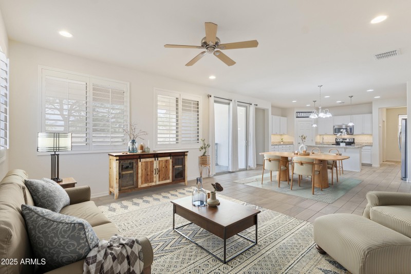 Virtually Staged Great Room