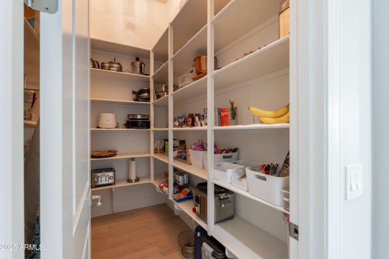 Spacious Walk-In Pantry