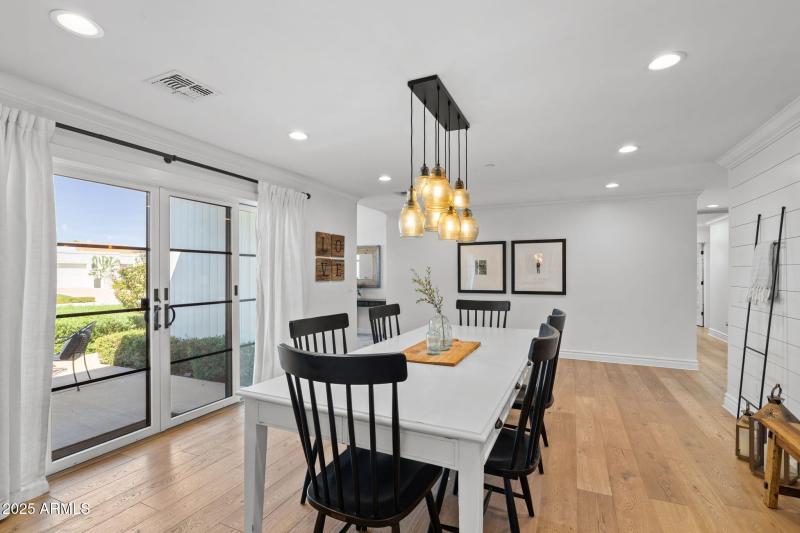 Dining Room Extends to Front Patio