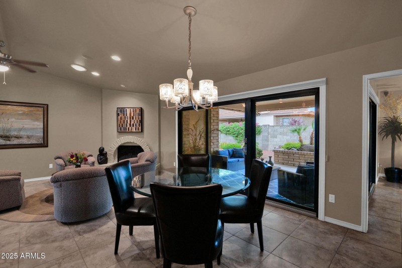 Custom Slider opens to covered patio