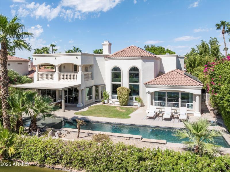 Resort style backyard