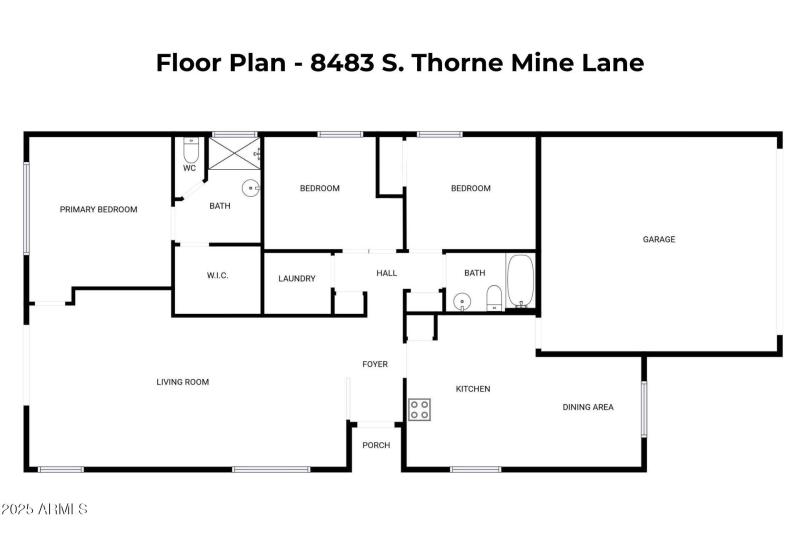 Floor Plan - 8483 S Thorne Mine Lane 2