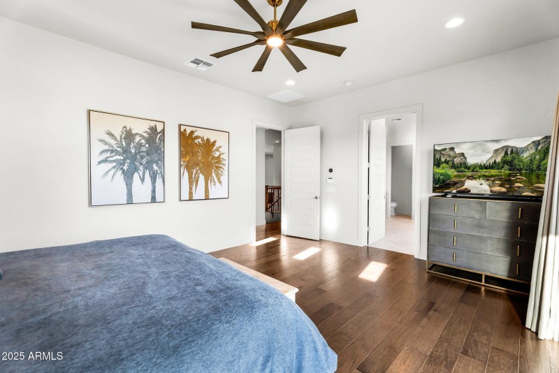 Spacious primary suite