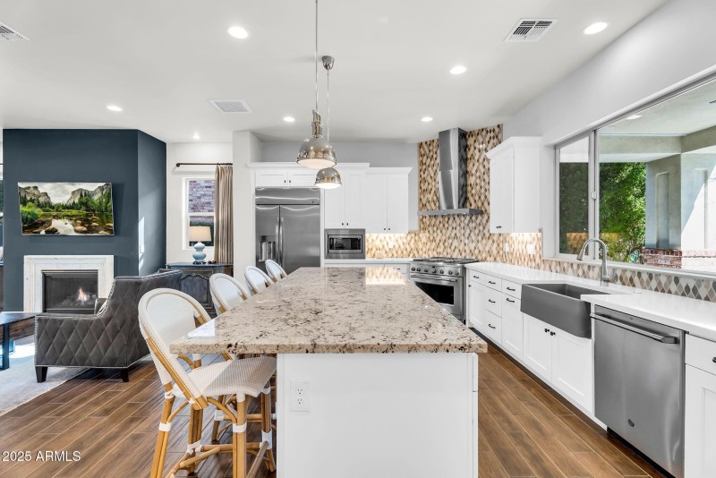 Beautiful quartz counters