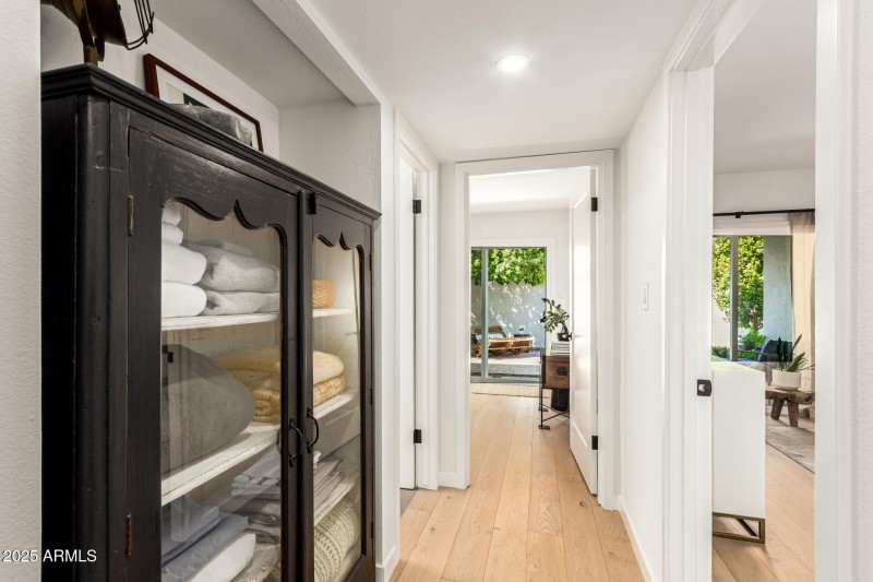 Refined Hallway to Private Spaces