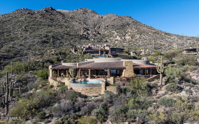 Perched on almost 1.5 acres