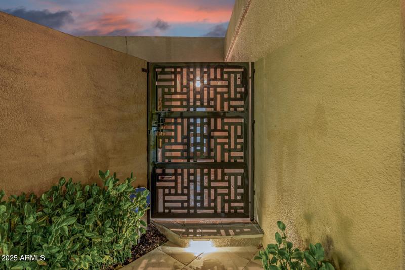 Custom Iron Entry Gate