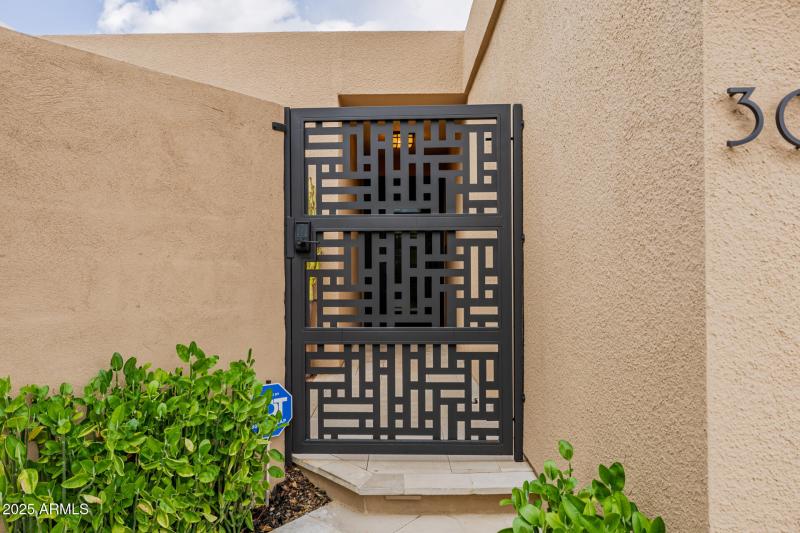 Custom Iron Front Gate