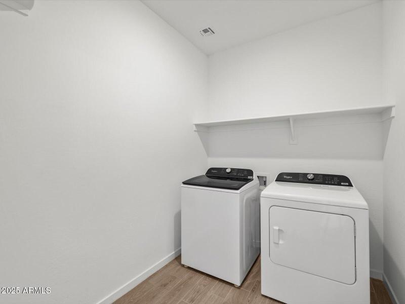 Included Washer & Dryer