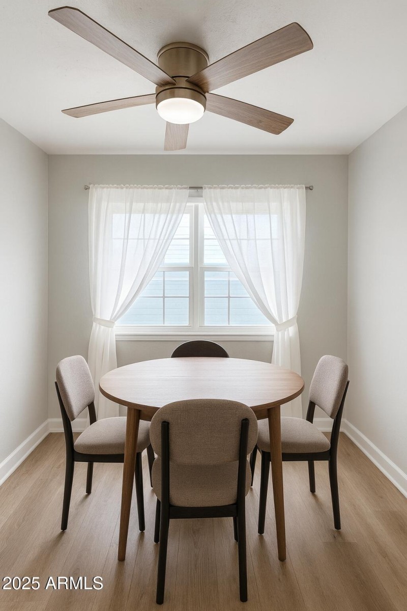 Bright and Airy Dining Space
