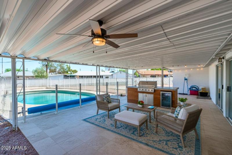 Covered Patio - Digital Rendering