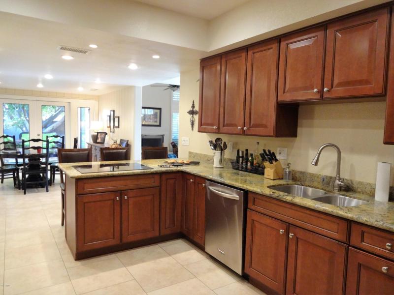 Kitchen Open to Living Spaces