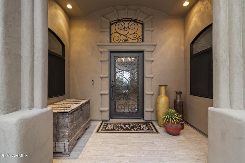 Inviting entrance