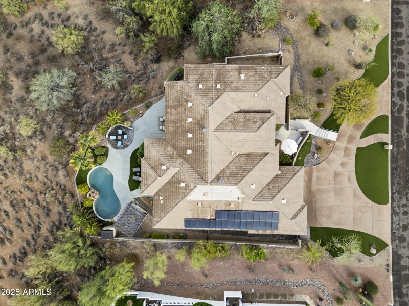 Aerial from above