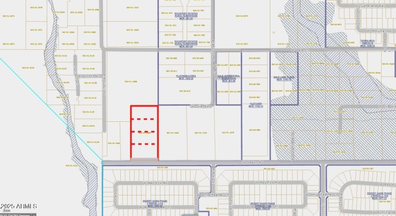 Flood Map 178th and Patton marked 4X lot