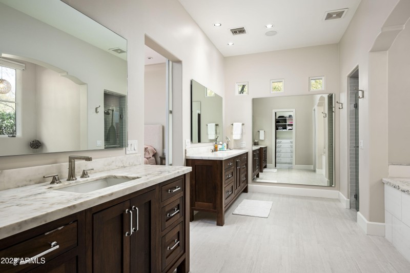 Primary Bath Double Vanities