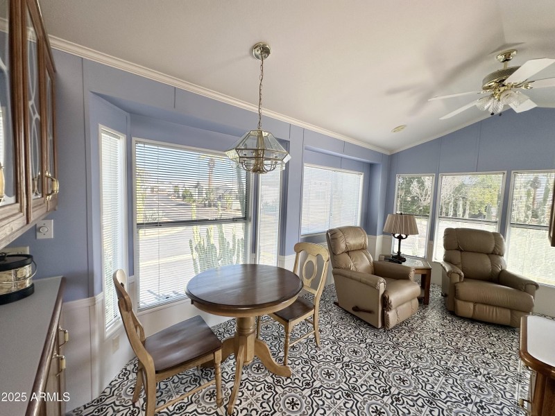 OPEN VIEW FROM DINING AREA