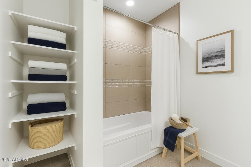 Staged Guest Bathroom