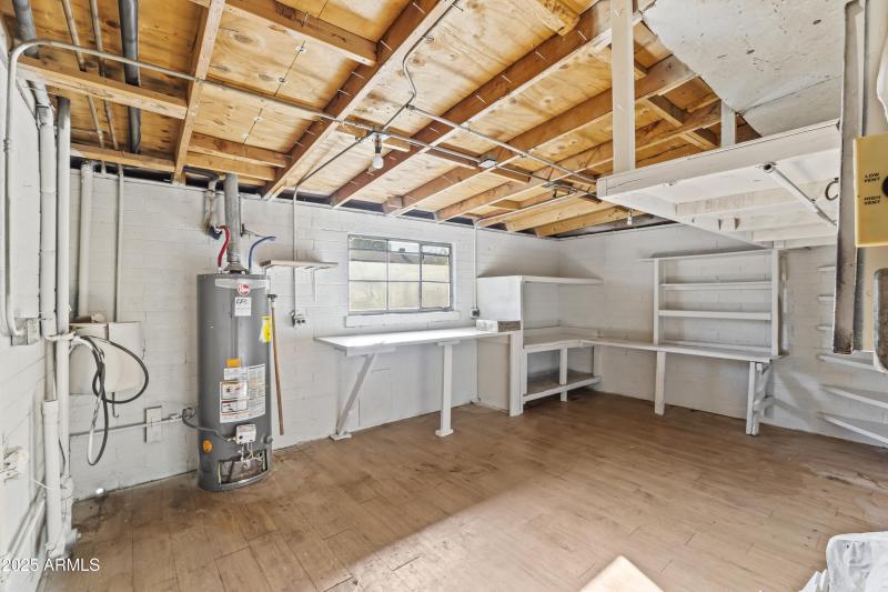 LAUNDRY ROOM AND STORAGE SPACE
