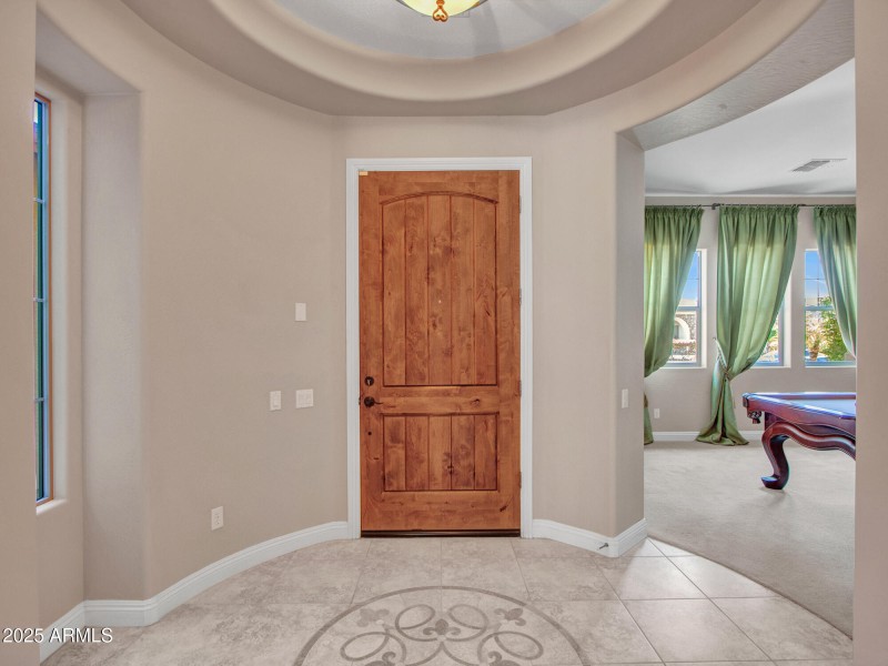 Solid Knotty Alder Door